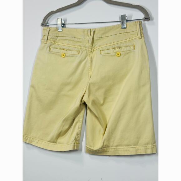 Levi Twill Yellow Shorts Denim Shorts Colorful Casual Mom Preppy Women's Size 6 - Picture 2 of 7